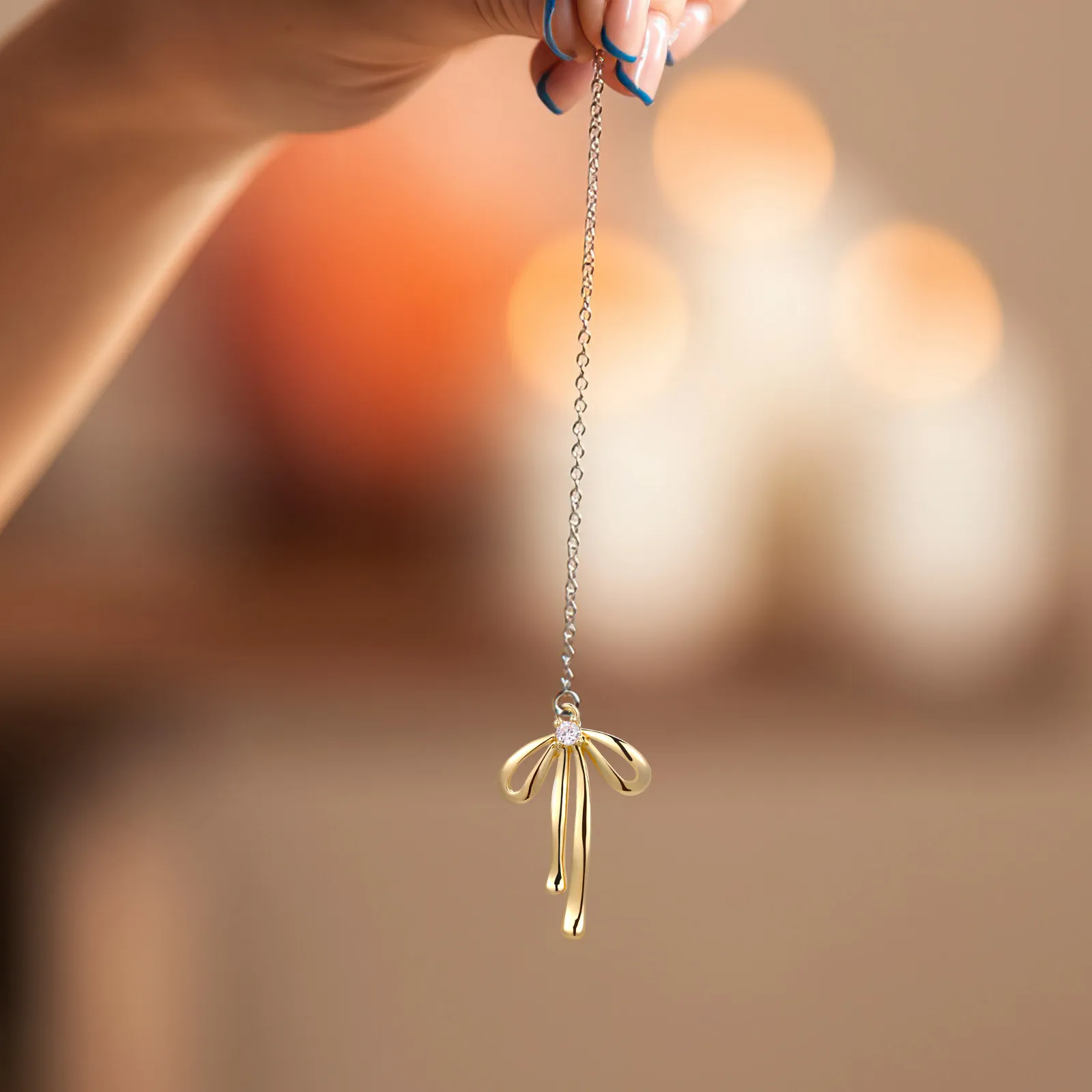 

10Pcs Sparkling Bowknot Charms Plated Pendant Jewelry Supplies DIY Earrings Necklace Making Accessories Bow Charms