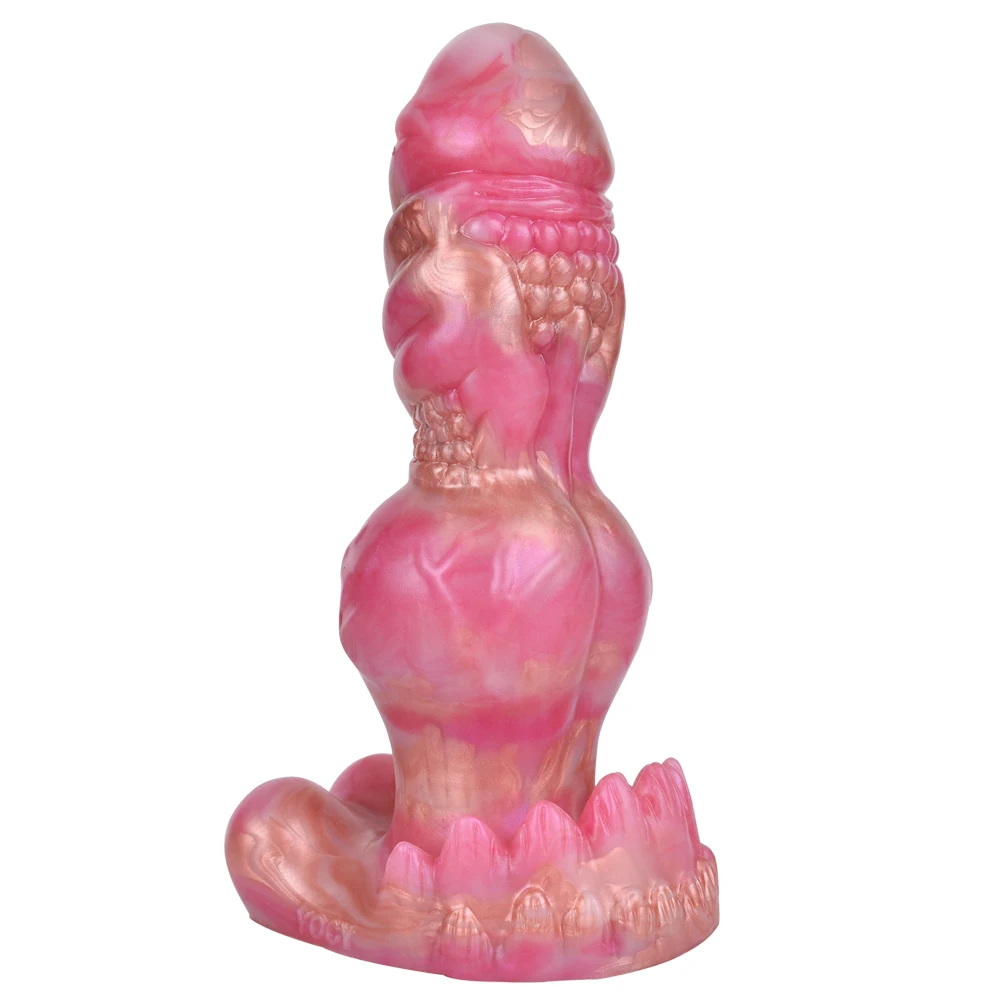 

Animal Wolf Dildo Fantasy Soft Silicone Sex Toys For Women Men Large Realistic Alien Penis Thick Knot Anal Plug with Sucker