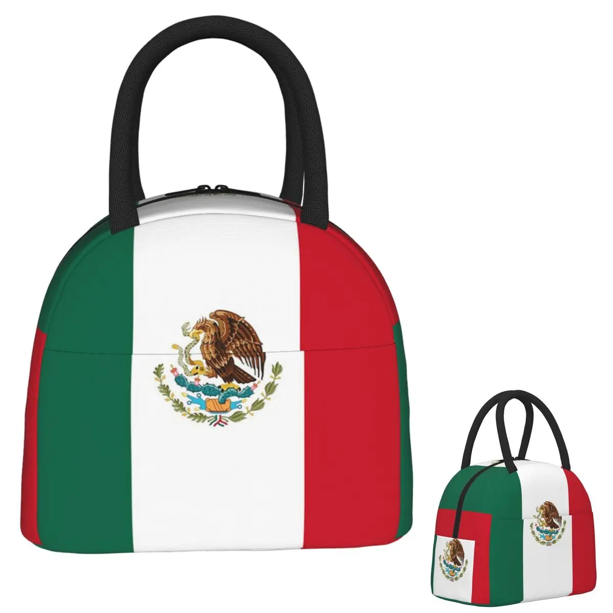 

Флаг Мексики, мексиканский флаг, изолированная сумка для обеда для женщин и детей, герметичные коробки для еды, термосумка для обеда