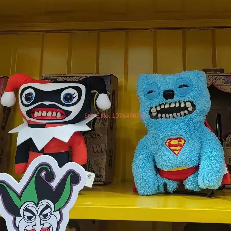 22cm Original Fuggler ของเล่นตุ๊กตามอนสเตอร์น่าเกลียด Dc Batman Superman น่ารักฟัน Monster เติมตุ๊กตา Plush ของเล่นของขวัญ