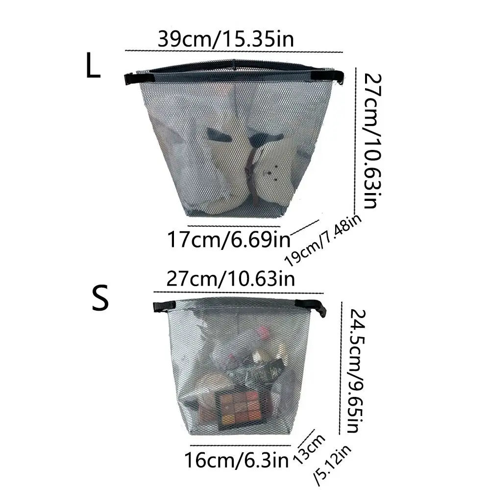 Bolsa de mano transparente grande, portátil, impermeable, con asa, bolsa de maquillaje de moda, ligera, fácil de limpiar, bolsa de almacenamiento de cosméticos, artículos de tocador