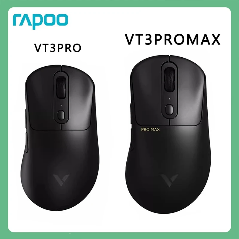 

Оригинальная мышь Rapoo Vt3pro Max, двухрежимная беспроводная мышь PAW3950/3398, легкая мышь 4k/8k для ручных геймеров среднего и большого размера