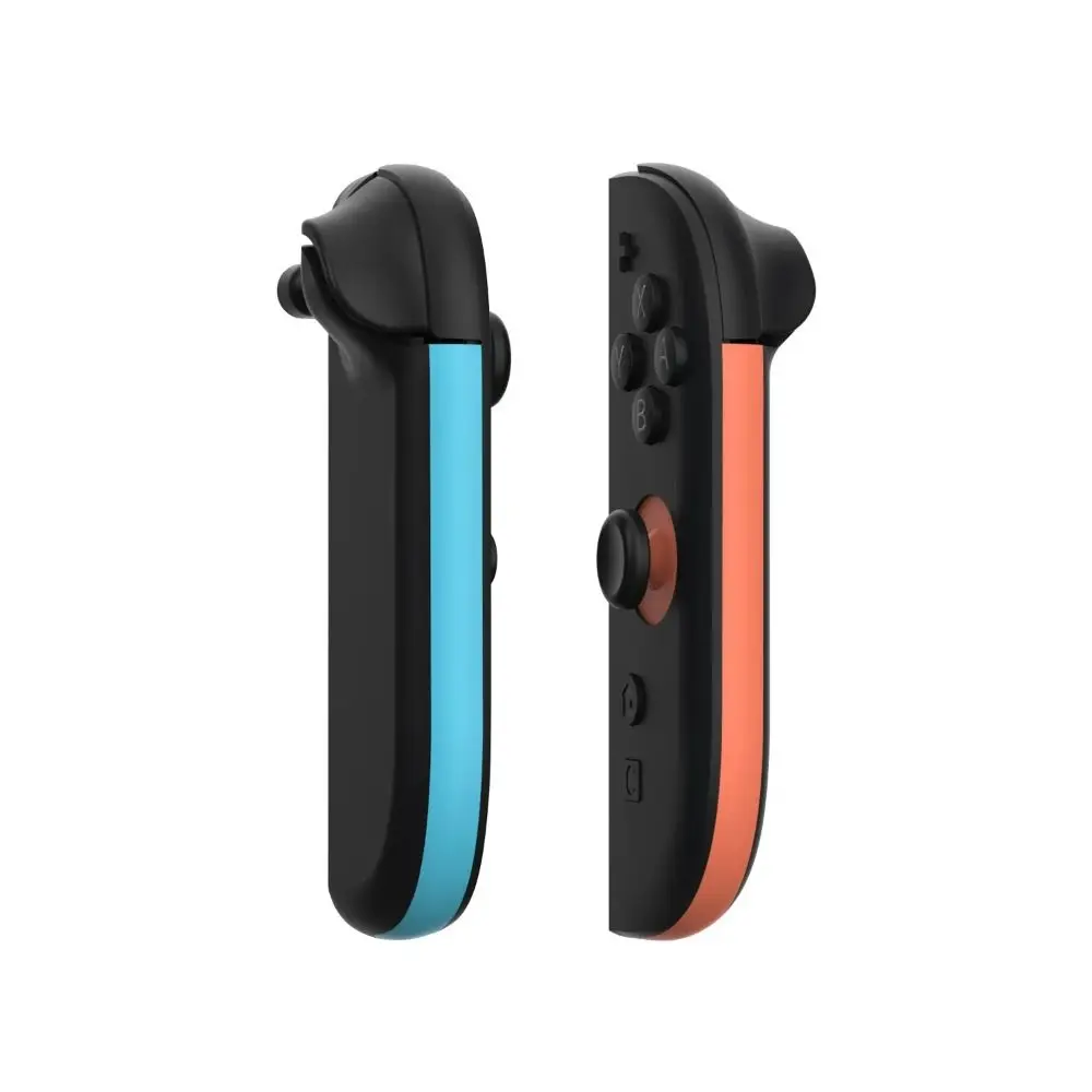 1 paio di striscia decorativa per controller di ricambio blu rosso elegante copertura frontale durevole minimalista per Nintendo Switch 2 Joycon