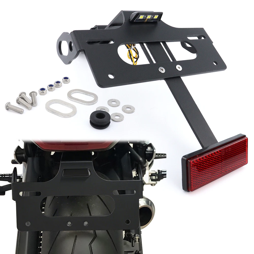 

Motorcycle Fit For Honda CB750 Hornet 2023-2025 CB 750 Rear License Plate Holder Bracket with Light Tail Tidy Fender Eliminator