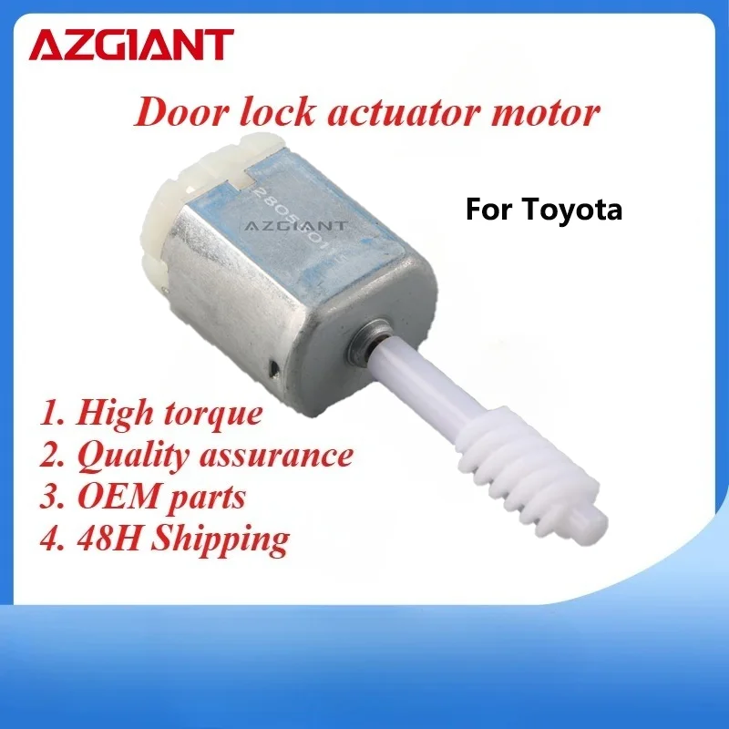 

AZGIANT Car door lock actuator motor for Toyota Auris E180 MK2/Avanza MK2/Urban Cruiser XP110 MK1/Vitz MK2 Replacement Part DIY
