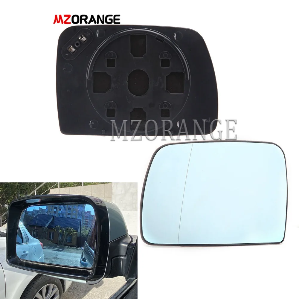 Per BMW E53 X5 1999-2006 Specchietto laterale riscaldato Porta in vetro Ala Vista posteriore Specchi retrovisori Accessori per lenti in vetro