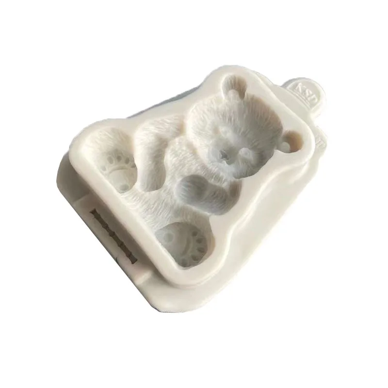 Panda \\ bamboo silicone mold cake chocolate baking accessories mold