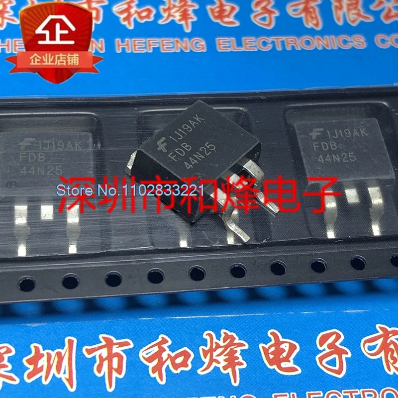 （10PCS/LOT） FDB44N25  TO-263 250V 44A