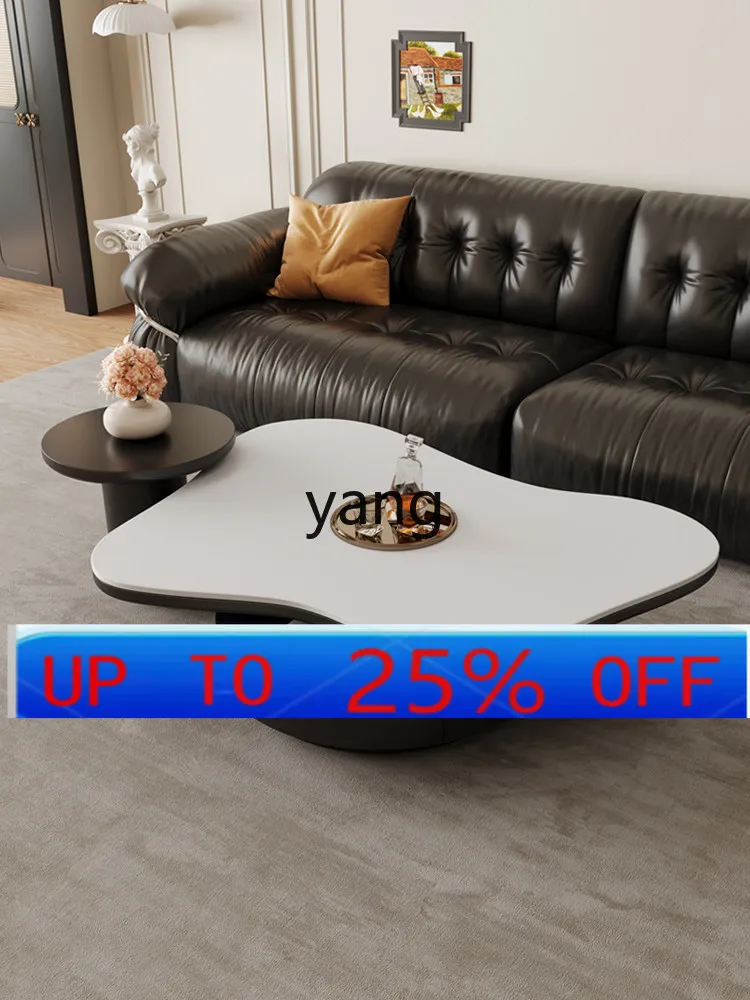 

LMM special-shaped coffee table combination creative slate Italian minimalist living room home