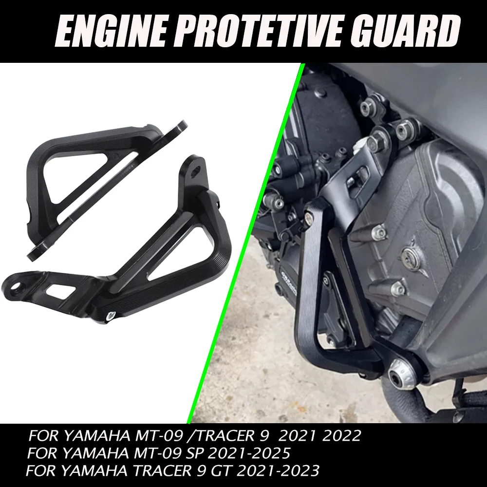 Motorcycle Accessories Engine Anti Drop Protetive Guard Body Crash Bar Protection Rod For YAMAHA MT-09 MT-09 SP Tracer 9 / GT