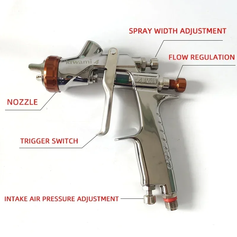 Giappone ANEST KIWAMI S2 HVLP Pistola a spruzzo manuale Pistola a spruzzo per vernice manuale Auto Mobili Pittura Spruzzatore d'aria 1.4/1.6mm