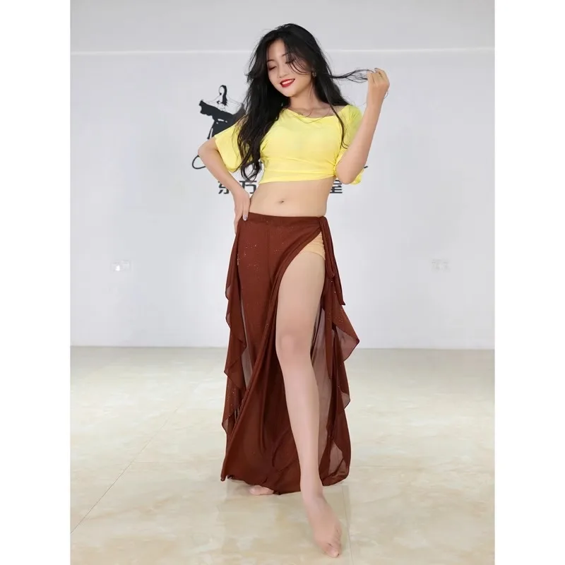 Customized Belly Dance Costumes for Women 2025 New Oriental Dance Practice Dress for Beginners Performance Set Suit Clothing