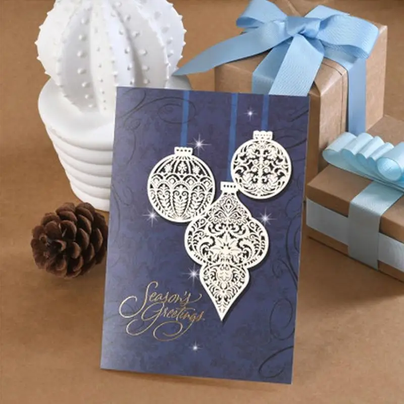 24TD عيد الميلاد الديكور الكرة القطع المعادن يموت stencil قصاصات القصاصات DIY الألبوم بطاقة ختم البطاقة ورقة النقش