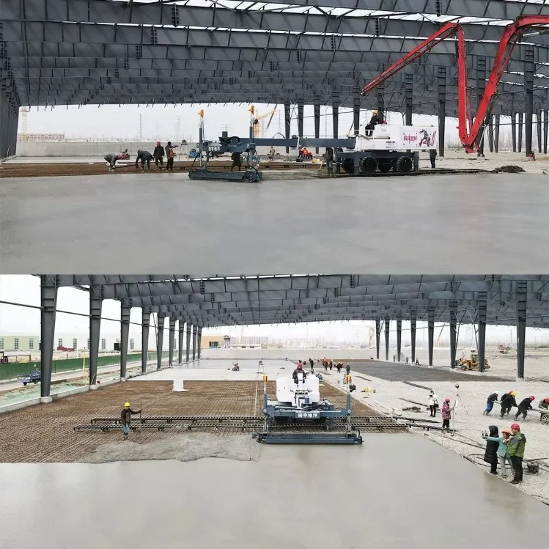 VANSE YZ40-4E Telescopic Boom Self-Leveling Concrete Laser Leveling Machine Industrial Concrete Leveler Machine