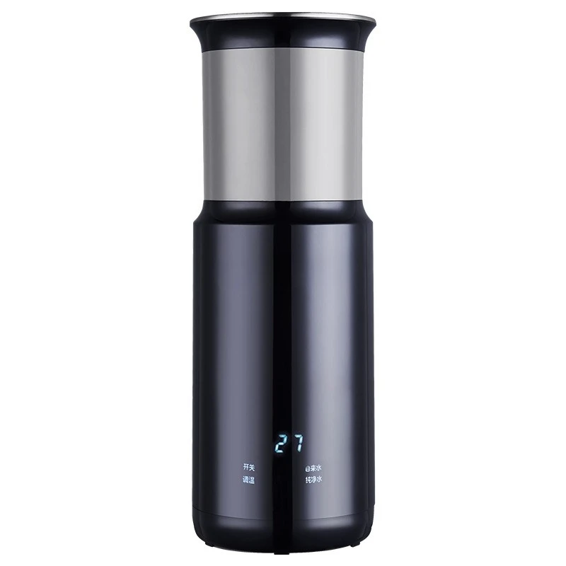 Hervidor portátil, taza de agua eléctrica, agua hirviendo automática para el hogar, pequeño mini termo de viaje