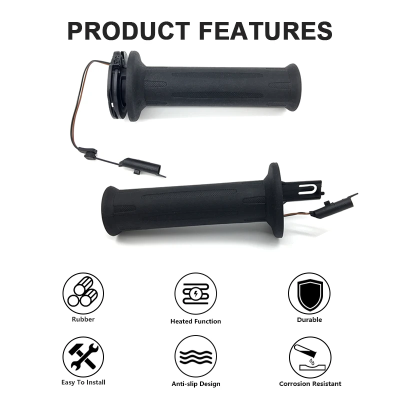 Hot Grip Heated Motorcycle Grips 12V Black For BMW F800GS F700GS F800GT F800R K1300S K1300R S1000RR S 1000 RR Accessories