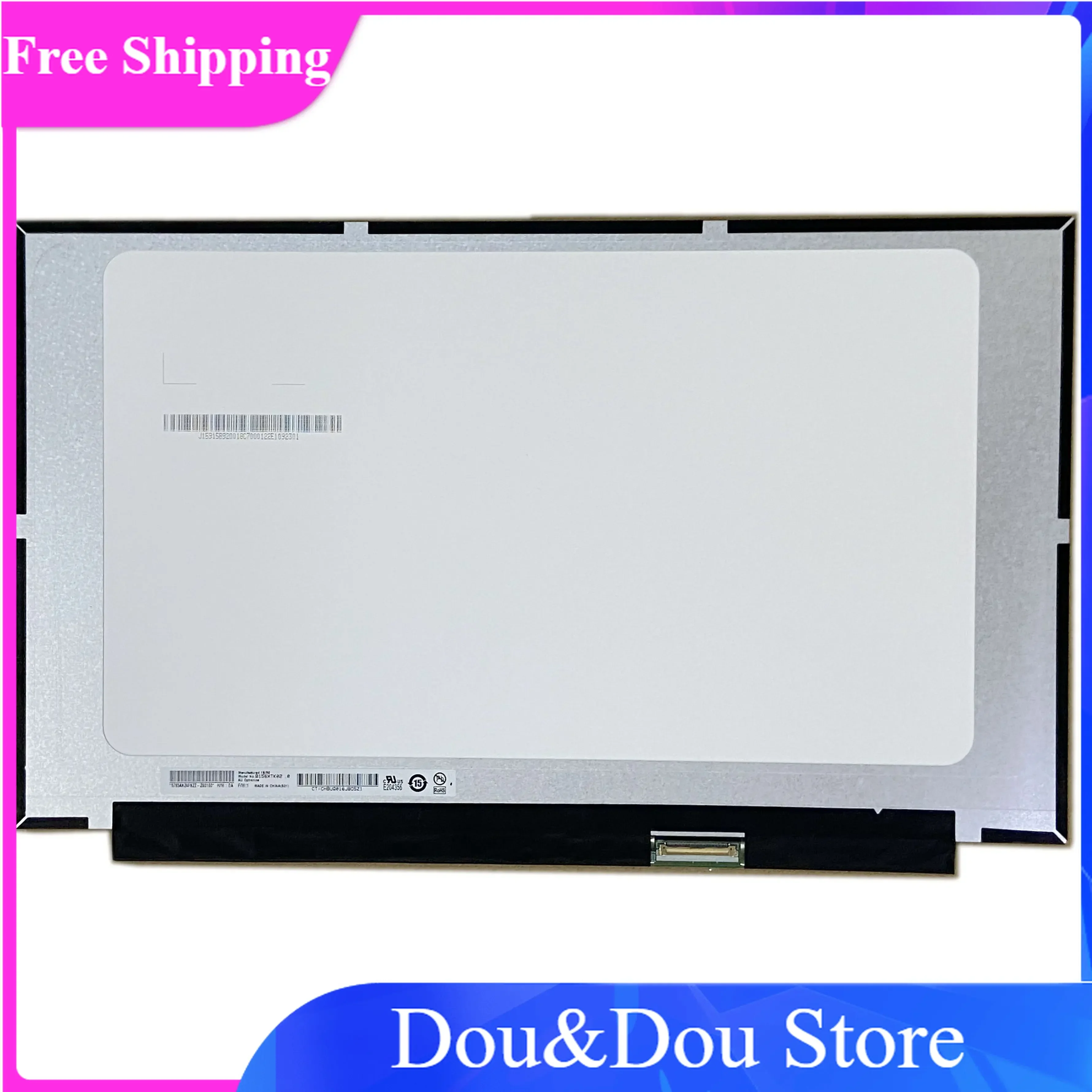

B156XTK02.0 fit NT156WHM-T03 N156BGN-E43 with no screw holes 15.6" 40 pin EDP