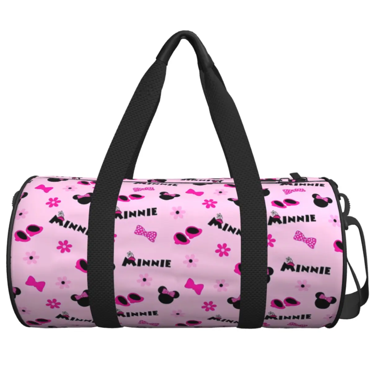 

Minnie Mouse Print Travel Bag Large Sport Bags Waterproof Male Female Pattern Gym Bag Fashion Cute Fitness Bag