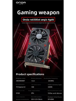 The Onda RX6500XT Shield 4GD6 gaming desktop computer is an AMD dedicated graphics card for PUBG games