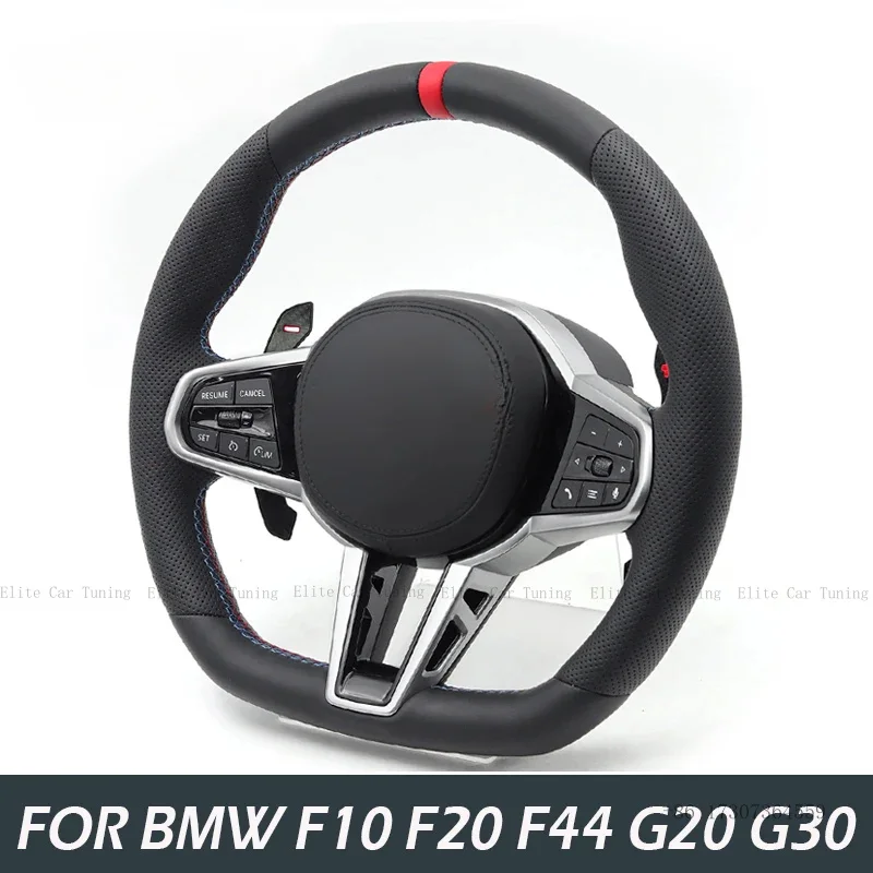 

CS Steering Wheel Car Nappa Leather for BMW F06 F10 F20 F30 F40 F44 F92 F97 G01 G02 G05 G06 G11 G20 G21 G22 G26 G29 G30 G80 G87