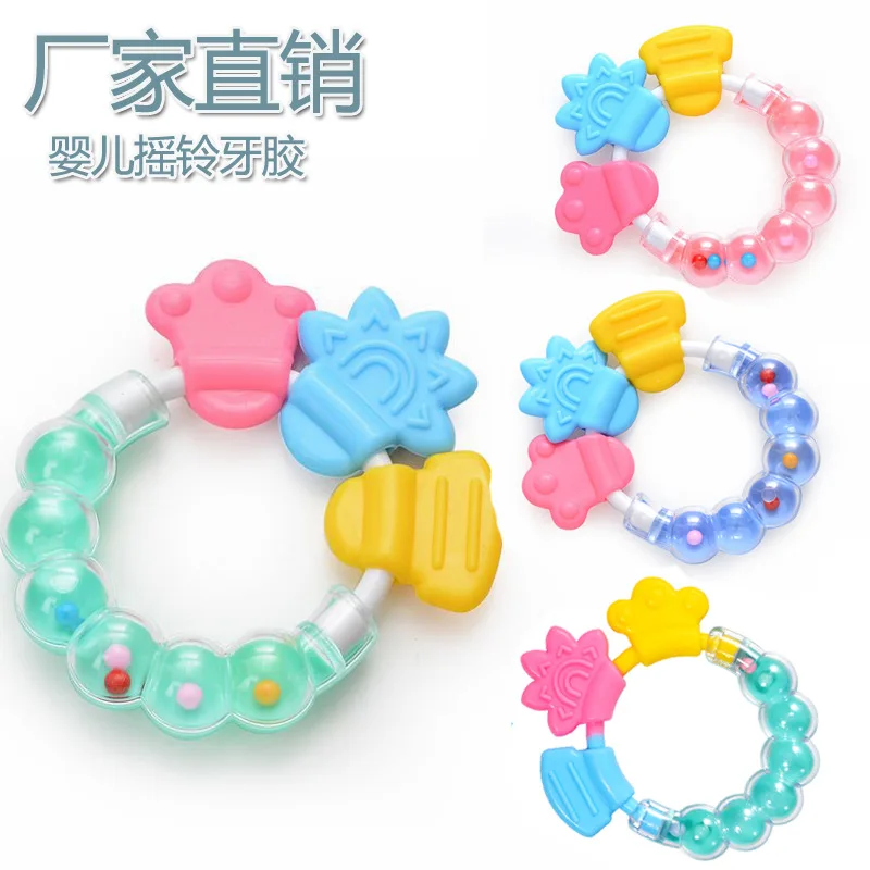 Baby Bite Teeth Grinding Rod Infant Silicone Gum Grinding Gear Fixing Device Ringing Tooth Glue baby toy bebe naissance