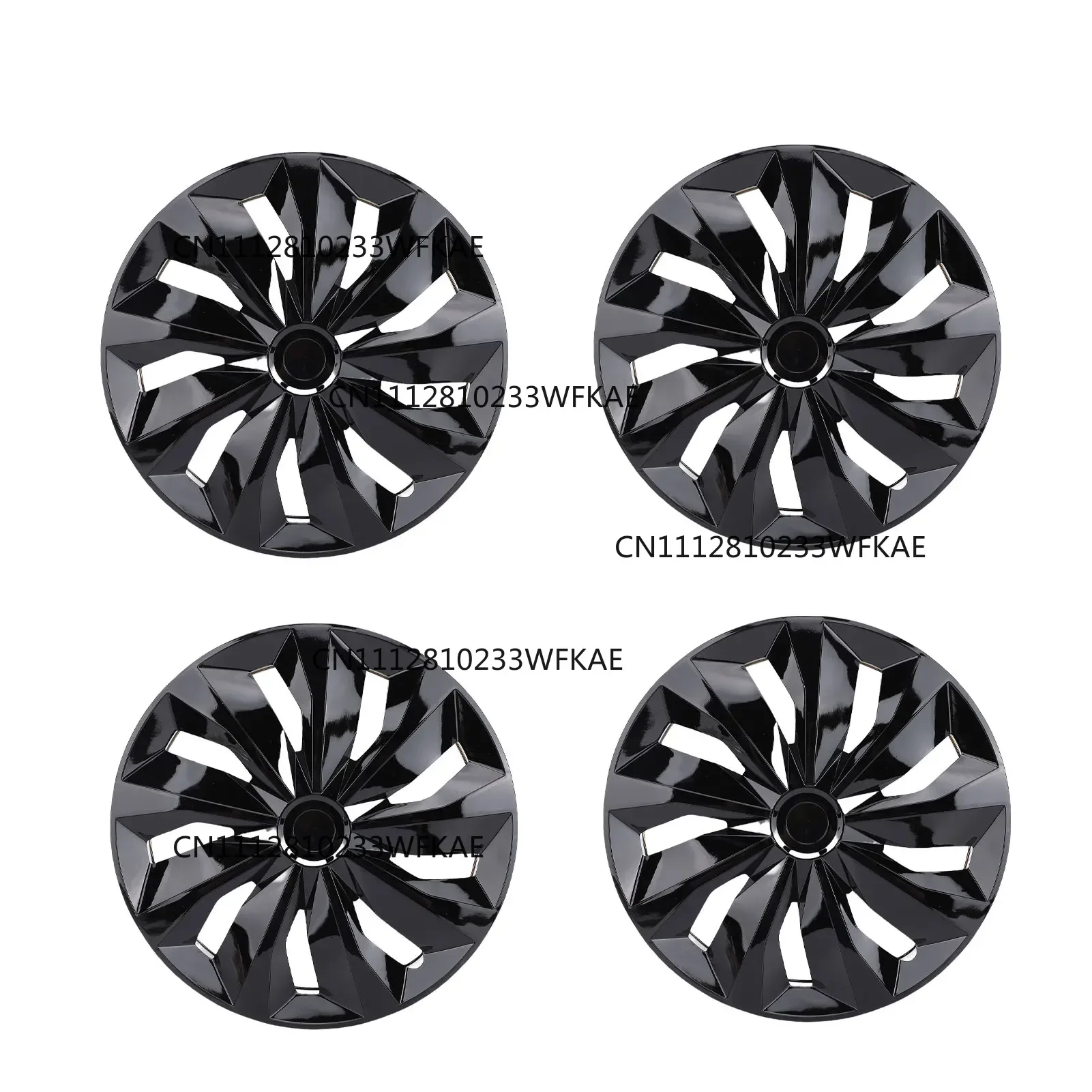 4PCS Car Hubcap Wheel Cover 14 Inch Wheel Rim Cover ABS Snap On R14 Hubcaps Set Universal for Cars Trucks SUV