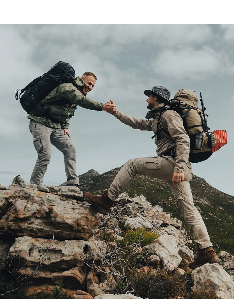 Naturehike 70L Camping-Rucksack, ergonomische Wandertaschen mit großem Fassungsvermögen für Herren, mit Regenschutz, Outdoor-Reise-Trekking-Rucksäcke – Detail 5