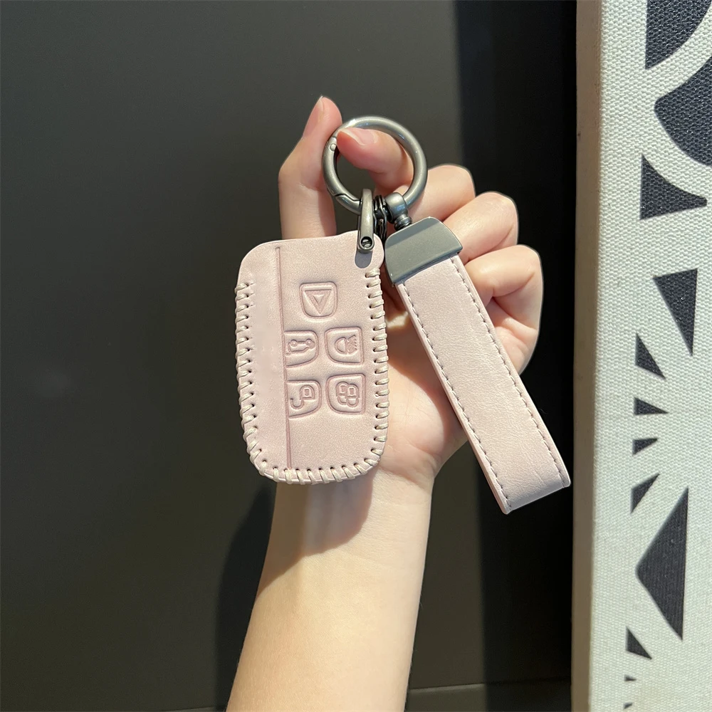 For Land Rover Range Rover Sport Evoque Velar Discovery 5 Jaguar XE XF E-Pace F-Pace A9 A8 A9 X8 XJ XFL XJL Car Key Case Cover - view 3