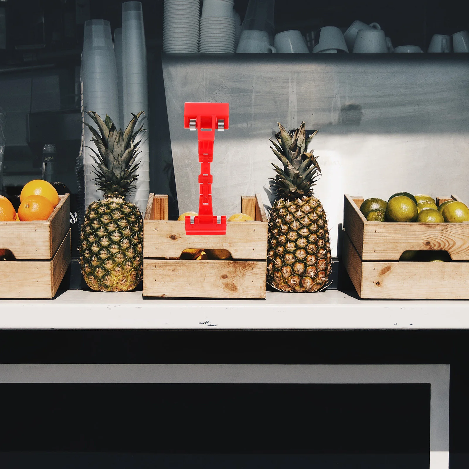 

5pcs Double Head Poster Clips For Retail Display Sign Holder Plastic Merchandise Tag Clip Supermarket Price Rack Advertising