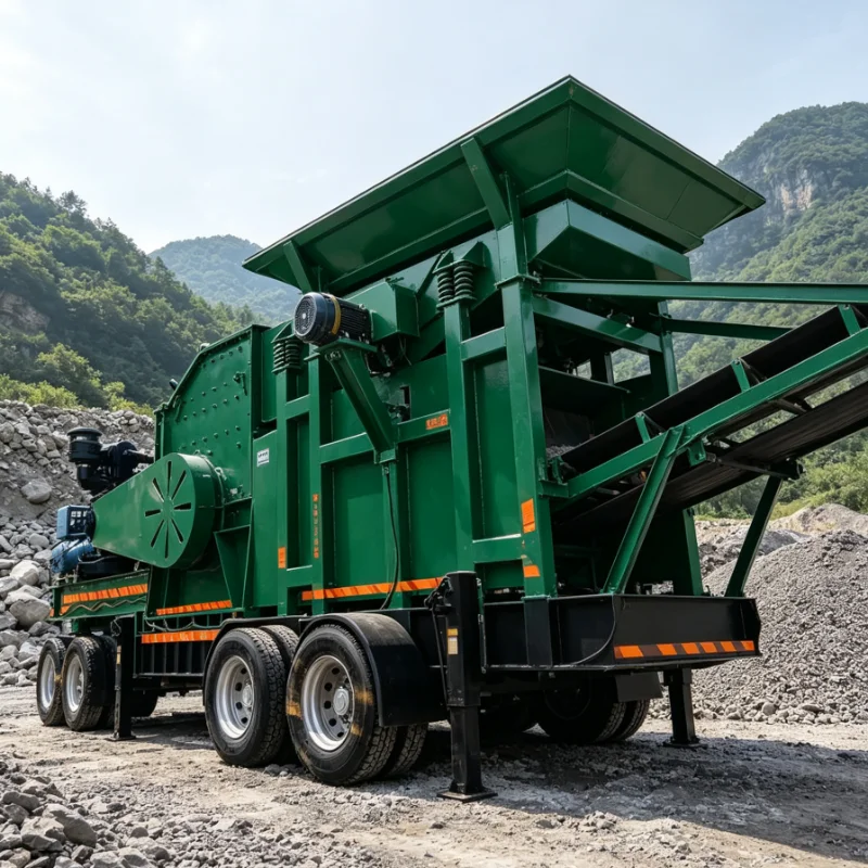 Customized CE Certified China Portable Jaw & Hammer Crusher Plant for Quarry, Aggregate, Gravel and Sand