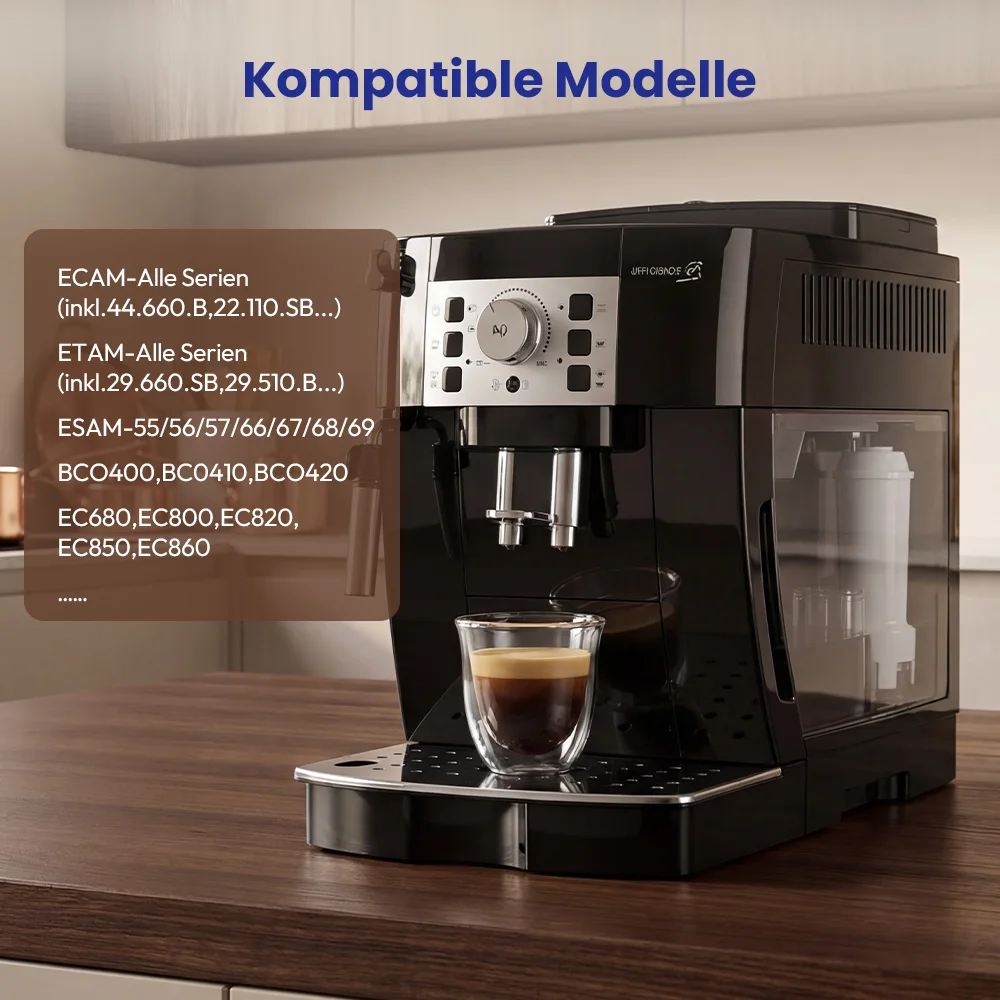 Reimol 6 Stück Wasserfilter für De'Longhi ECAM-, ETAM-, ESAM-, EC680- und EC800-Serien – Ersatzfilter für Kaffeemaschinen – Detail 5