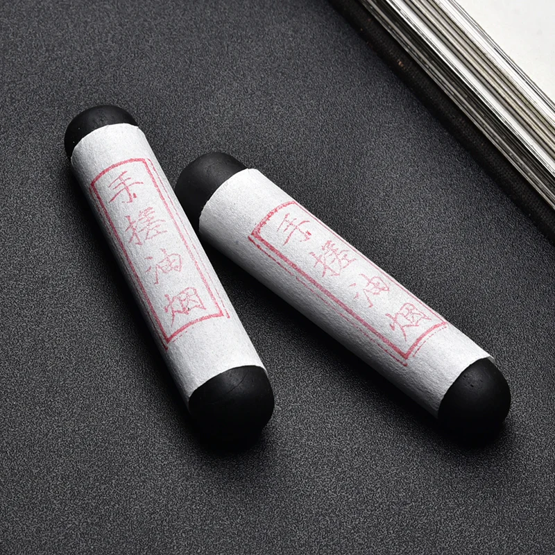 Authentic Chinese Style Ink Sticks Solid Oil Soot Ink Stone Chinese Calligraphy Brush Pen Writing Chinese Painting Ink Blocks