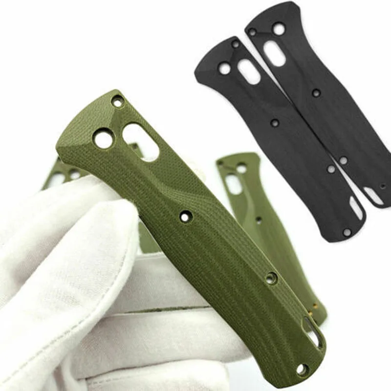 

1Pair Handle Non-slip Patch DIY G10 Scales Kit For Benchmade Bugout 535 Knife