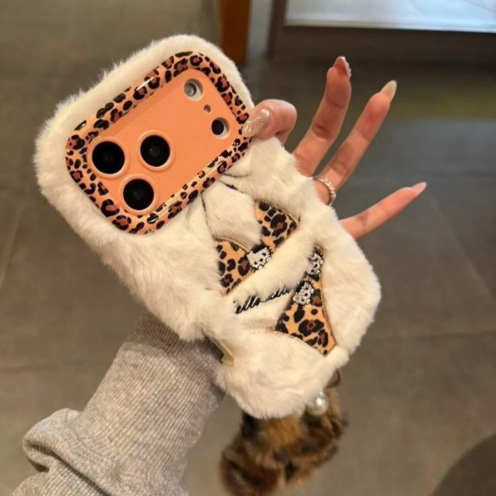 New Cute Bikini Plush Shaped Phone Case Suitable for IPhone 18 17 Pro Max 16 Pro 15 14 13 Plus Air Anime Cartoon Character Gift