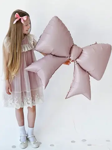 12 पीस बड़े सजावटी गुब्बारे गुलाबी धनुष के साथ शादी की सजावट, जन्मदिन और गुलाबी थीम वाली पार्टियों की सजावट की आपूर्ति के लिए उपयुक्त 8 best sales एक साल की जन्मदिन वाली लड़की - №8