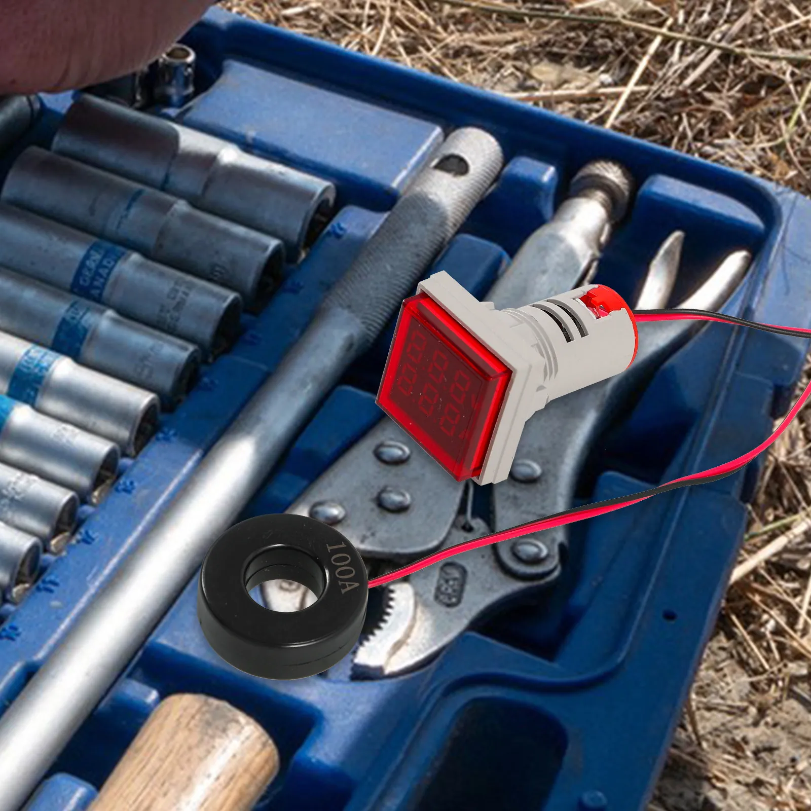 

Цифровой светодиодный индикатор напряжения и тока с точными показаниями, широким диапазоном измерений, мультиметр для контроля безопасности, цифровой