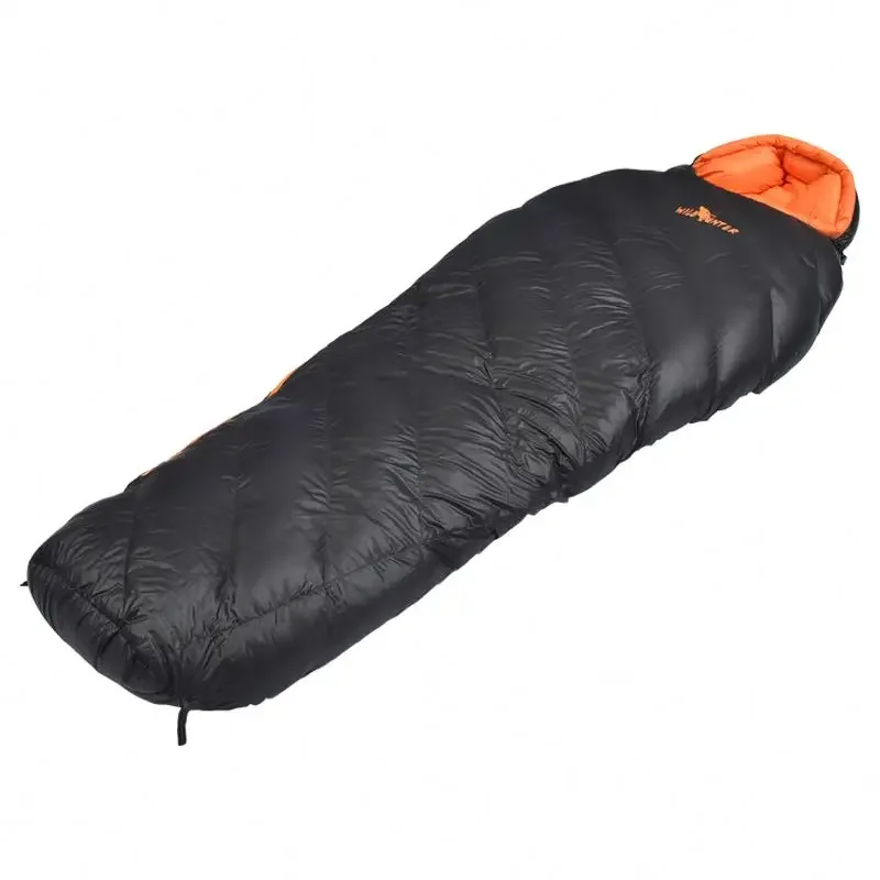 Outdoor Portable Cold Weather Mummy Sleeping Bag High Quality Goose Down Sleeping Bag For Camping