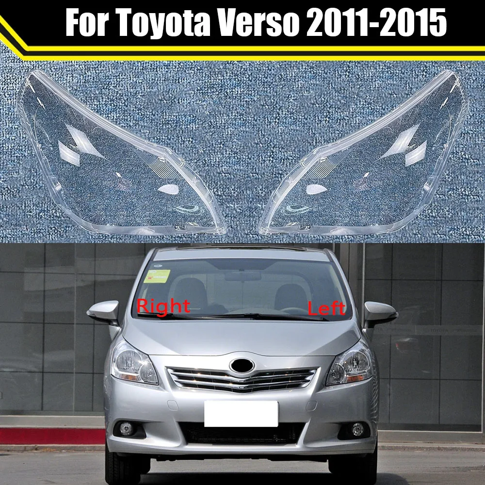 

Auto Lamp Case For Toyota Verso 2011-2015 Headlamp Glass Lens Shell Car Front Headlight Cover Light Caps Transparent Lampshade