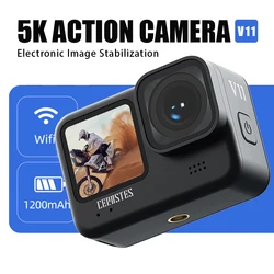 CERASTES V11 5K 4K60FPS WiFi Anti-shake Action Camera Go With Remote Control Screen Waterproof Sport Camera pro drive recorder