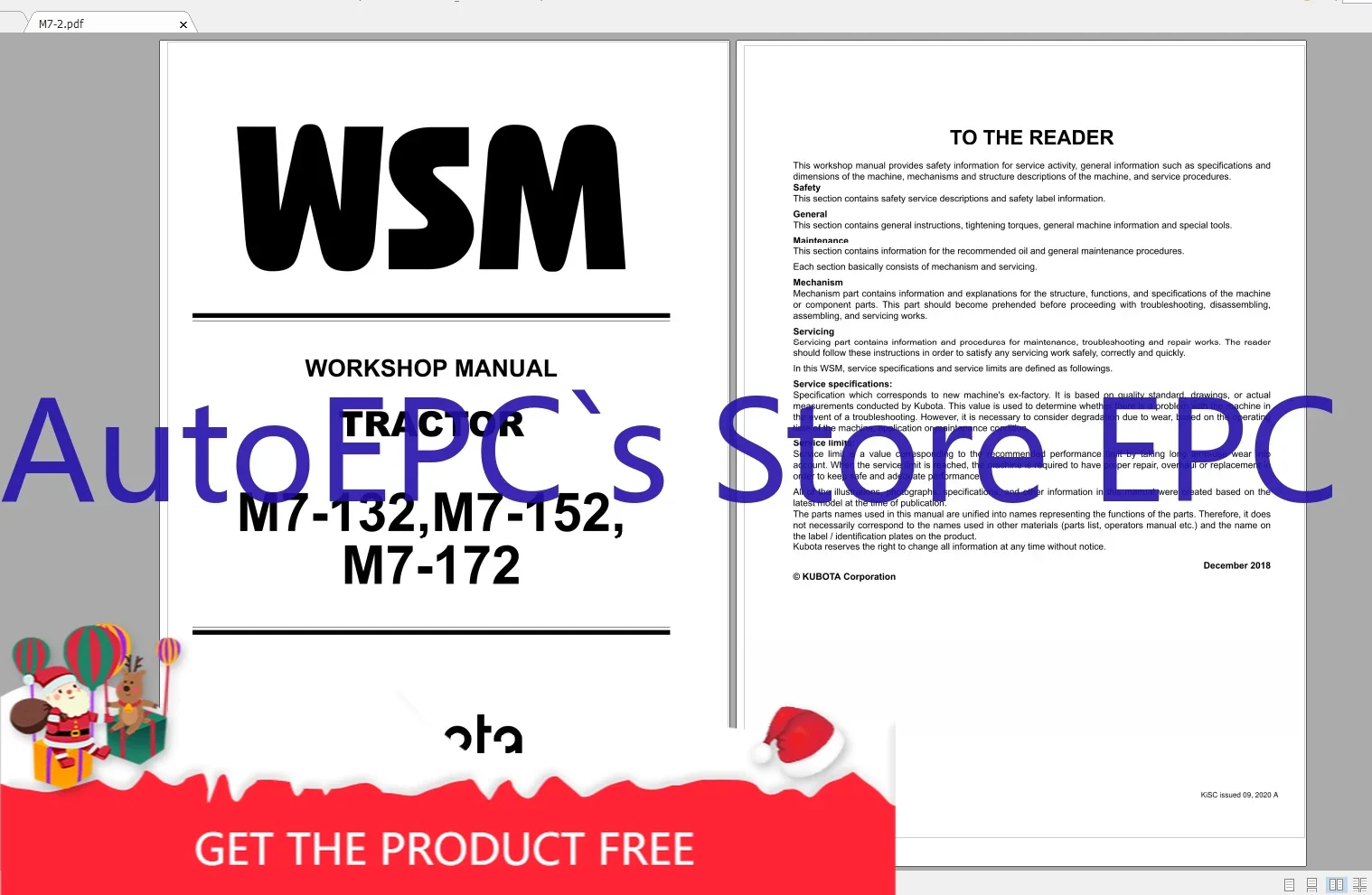 

AutoEPC Kubota Сельскохозяйственное оборудование 46,7 ГБ Коллекция диагностических мастерских Руководство по обслуживанию PDF DVD