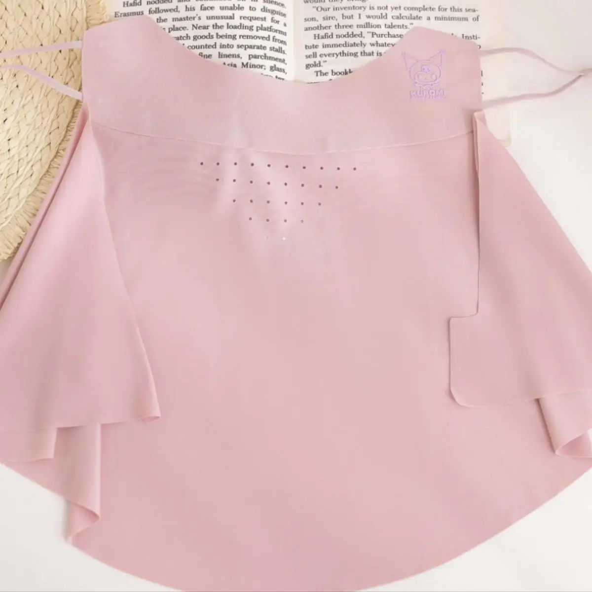 Miniso Sanrio Damen-Sommer-Langhalsschutz, ultraviolettes Eis, dünn, atmungsaktiv, Radfahren, Fahren, Sonnenschutz und Vollgesichtsmaske