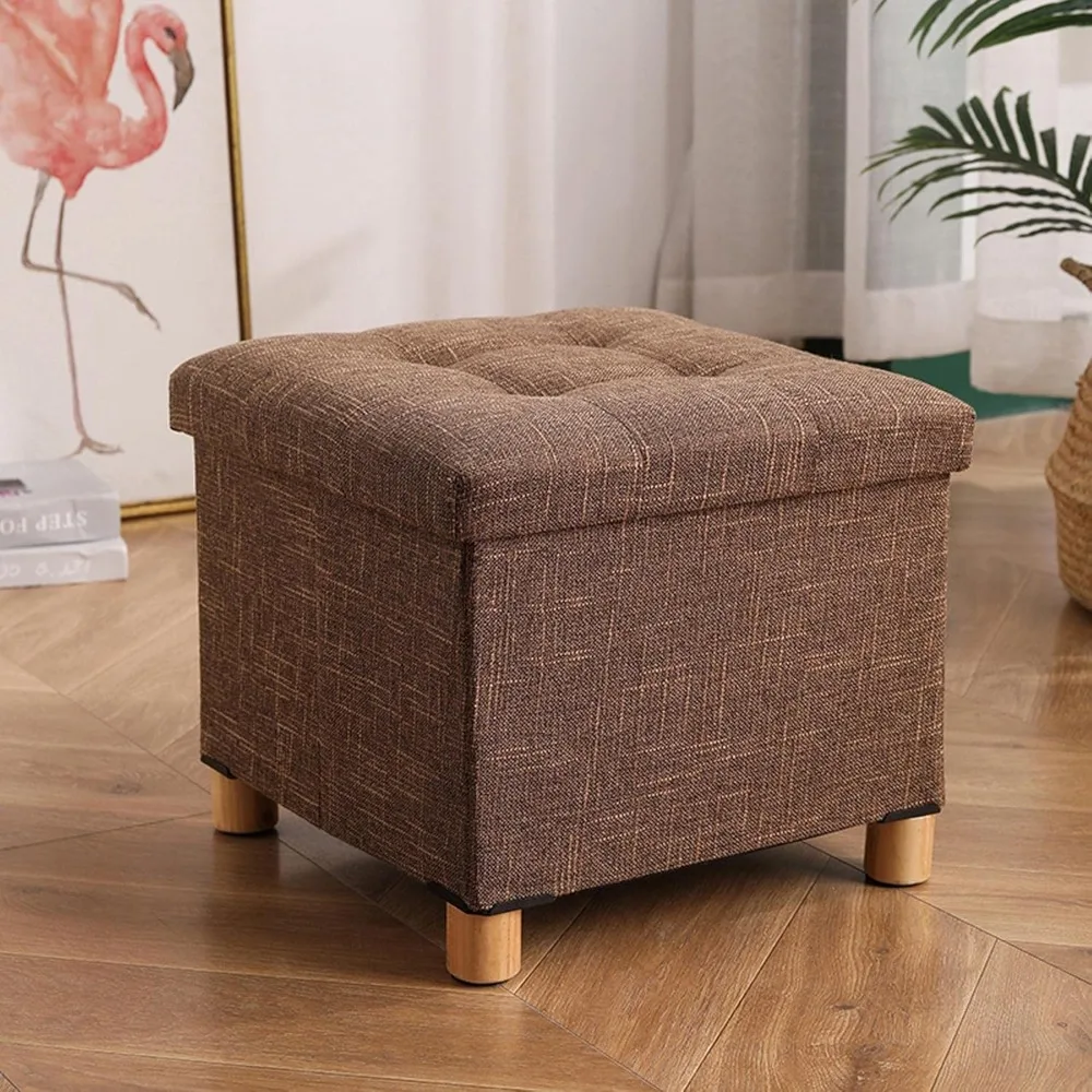 

Footstool Ottomans Foot Stool Furniture in the small corner of the living room30x30x30cm Shoe changing stool