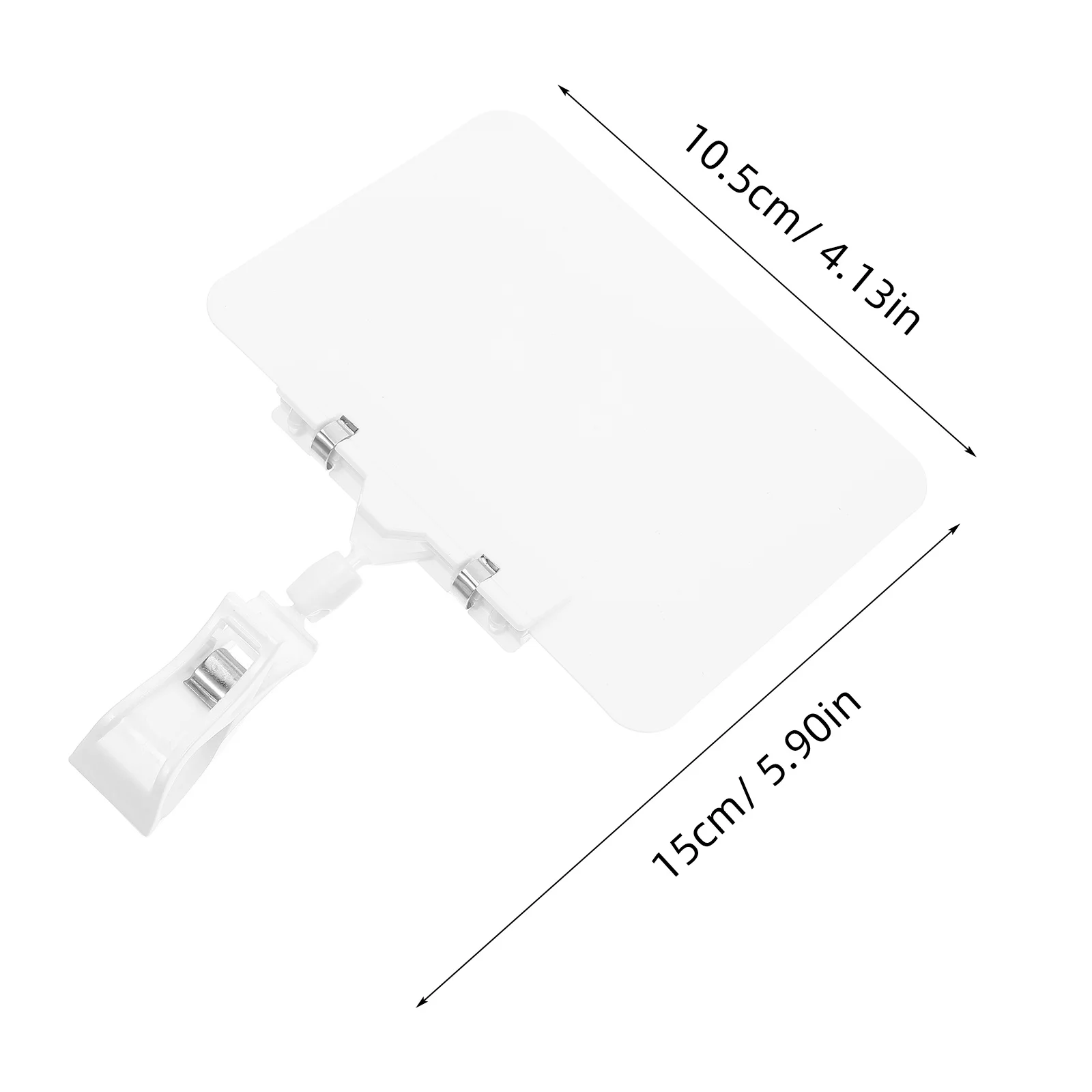 8 مجموعة شارة السعر السبورة مقاوم للماء بولي كلوريد الفينيل قابل للمسح حامل قصاصة لعرض البيع بالتجزئة الرف لافتات قطب البضائع الدوارة #3