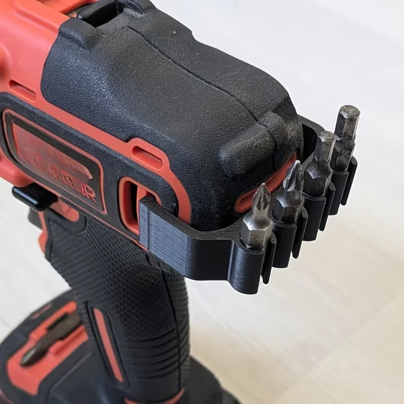 1Pc 3D Printed Screwdriver Bit Holder, Convenient Anti-Loss Storage Rack, Quick Access Organizer for Construction