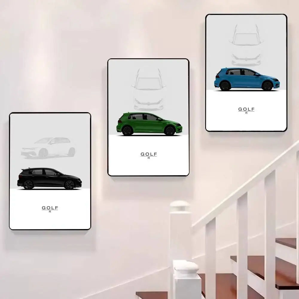 جولف 8 R GTI V-VW 2022 ملصق ذاتي اللصق لغرفة النوم ديكور المنزل ملصقات عالية الجودة اللوحة جدار الفن