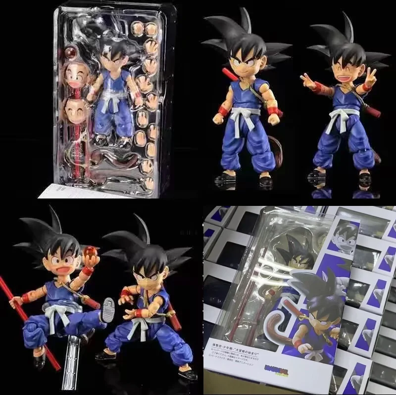 

Ainme Dragon Ball Childhood Goku Super Saiyan PVC Action Figure Collection Model Toys New Year's Christmas Gifts 12cm