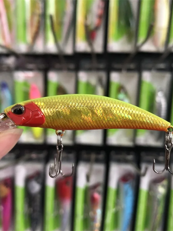 discount fishing lures spinners Panther Martin Bass & Trout Annihilators 6 Pack Bay Rat Lures for Cedar Plug Pattern:Natural Cedar sleep Equipped with VMC Hook