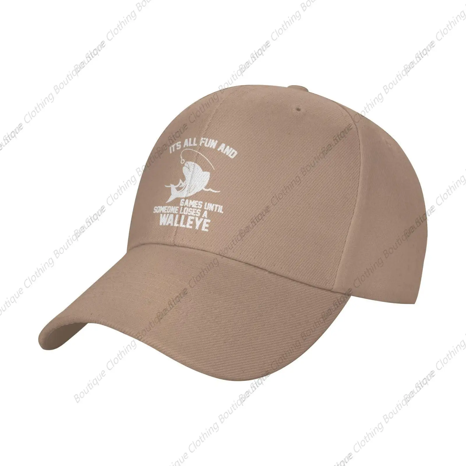 

Until Someone Loses A Walleye Hat Outdoor Baseball Cap Sandwich Cap Truck Driver Cap Peaked Cap Cowboy Hat Natural