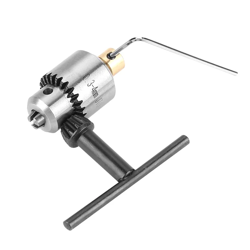 1 Set Chuck bor Mini mikro 0.3-4mm, Set Chuck bor dan kunci pas, Set Chuck bor