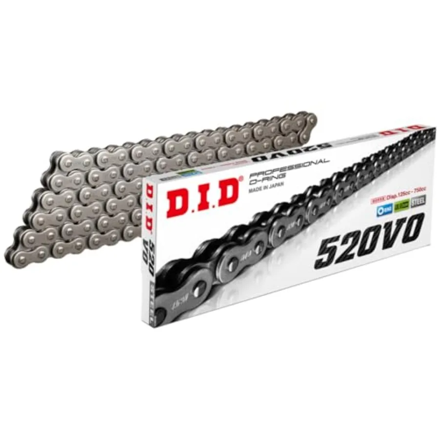 

D.I.D 520VO X 114 520VO Pro V Series O-Ring Chain - 114 Links Chain Application: Street Chain Length: 114 Chain Type: 520